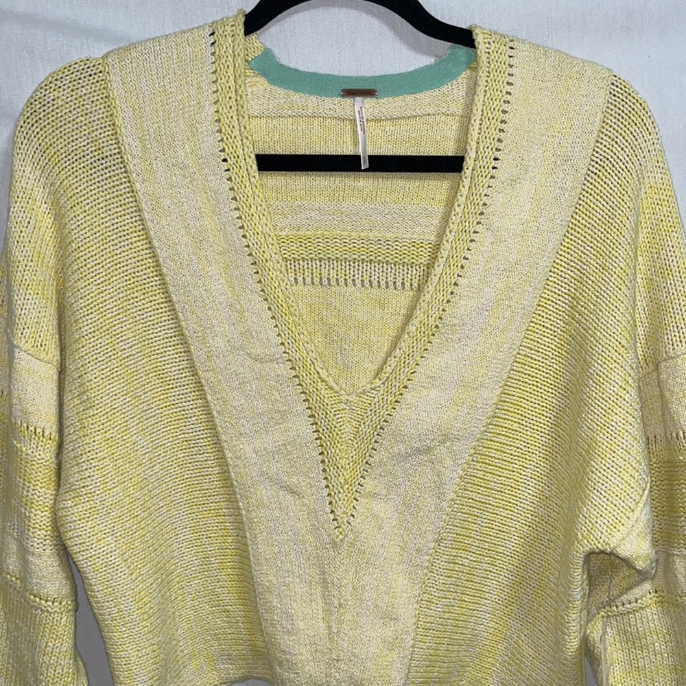 Free People Lemonade Stand Sweater Small - Picture 5 of 13